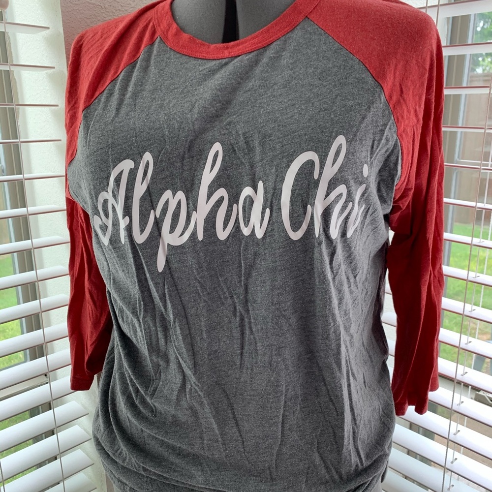 Alpha Chi Baseball Tee